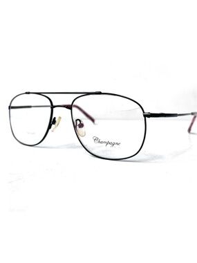 KOBE Twist Titanium Low Profile Black Vintage Metal Aviator Eyeglasses